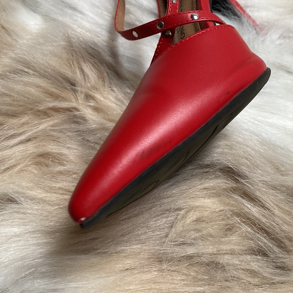 Christian Siriano red heels size 8 - Picture 4 of 16